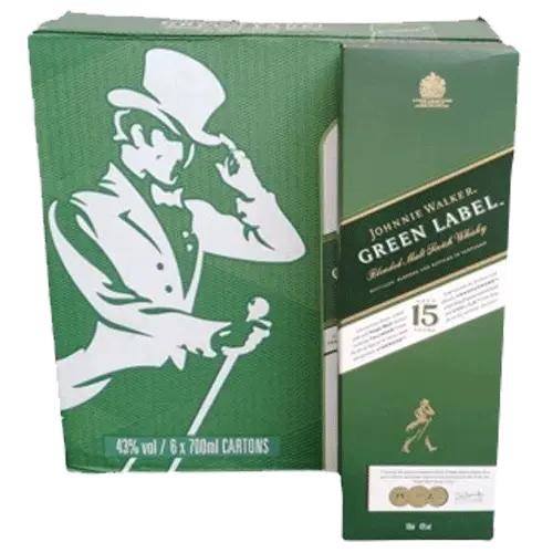 JW Green Label 70cl Case x 6 Bottles